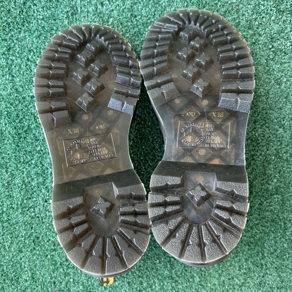 NWT Dr. Martens Sinclair Platform Boot Leopard Print Khaki Green 6 - Picture 8 of 14